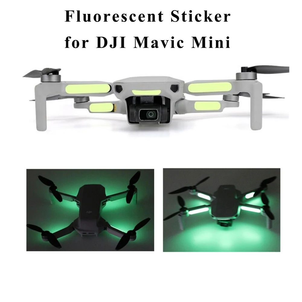 Mavic Mini 2 светящаяся наклейка флуоресцентный патч Ночной светильник