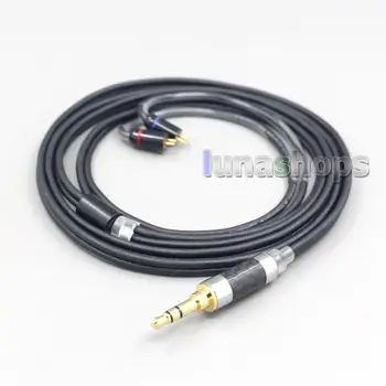 

LN007097 2.5mm 4.4mm Black 99% Pure PCOCC Earphone Cable For 0.78mm Flat Step JH Audio JH16 Pro JH11 Pro 5 6 7 BA Custom