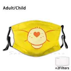 Funshine Bear Mask Design Print Washable Filter Anti Dust Mouth Mask Funshine Bear Funshinebear