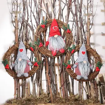 

FENGRISE Christmas Garland Doll Merry Christmas Decorations For Home Xmas Navidad Natal Gifts Cristmas Ornament New Year 2021
