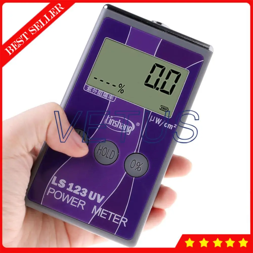 LS123 портативный цифровой измеритель интенсивности УФ мощности с измерителем