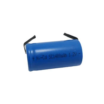 

2-24pcs 1.2v NI-CD SC1400mah Rechargeable batteries accumulator power bank 1.2v SC power bank 1400mah SC accumulator
