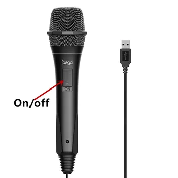 

Professional Gaming Universal USB 2.0 3M Wired Mic Micro Phone Microphone for Nintendo Switch NS PS4 Wii U PC With On/off Button