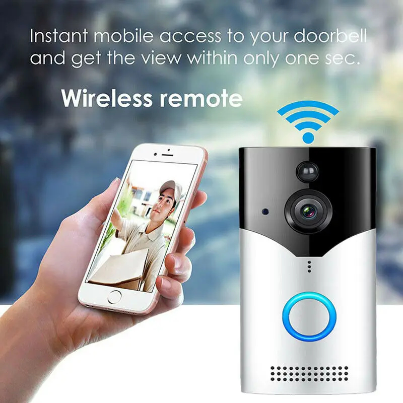 

Smart Wireless Phone Door Bell Camera WiFi Smart Video Intercom Ring Doorbell