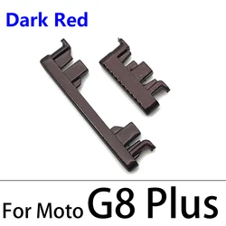 Enhanced Side Keys Power and Volume Buttons Replacement (G8 Plus Dark Red)