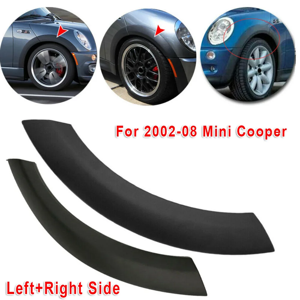 Крышка колеса крыло арка для Mini Cooper 2002-2008 внешняя черная наклейка