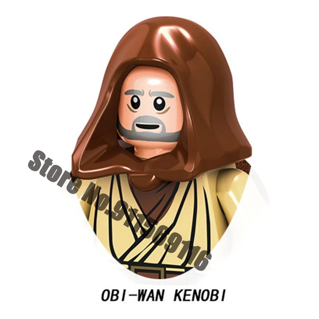 Disney Obi-Wan Kenobi Boba Fett Building Blocks Ahsoka Luke Yoda Kylo Ren Count Dooku Mandalorianes Shaak Ti Action Figure Toys E-C015