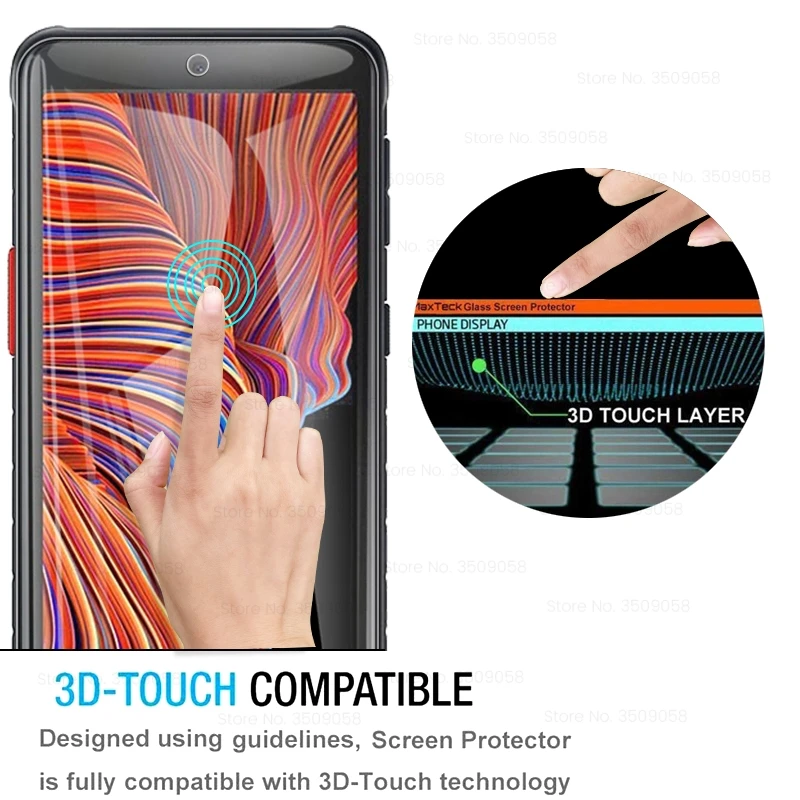 Защитное стекло с полным покрытием для samsung galaxy xcover 5 x cover5 xcover5 sm-g525f/ds 5,3 ''9h, Высококачественная Защитная пленка для экрана, 3 шт.