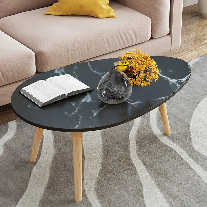 

Man Patriarch Teapoy Table Small Apartment Simple Northern European-Style Tea Table Living Room Creative Square Table Fashion Ec