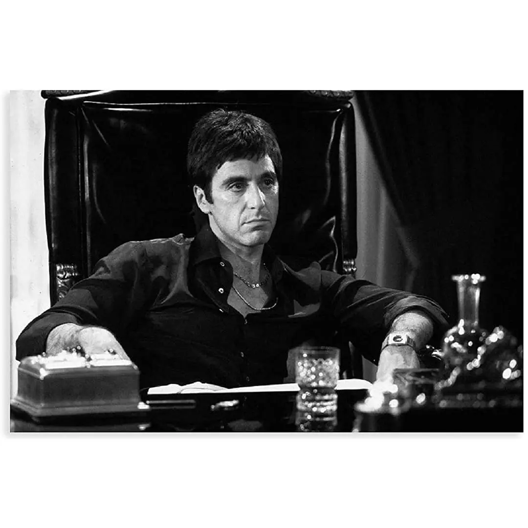 Scarface Тони Монтана кинопостер холст фотообои спорт пейзаж Офисная комната Декор
