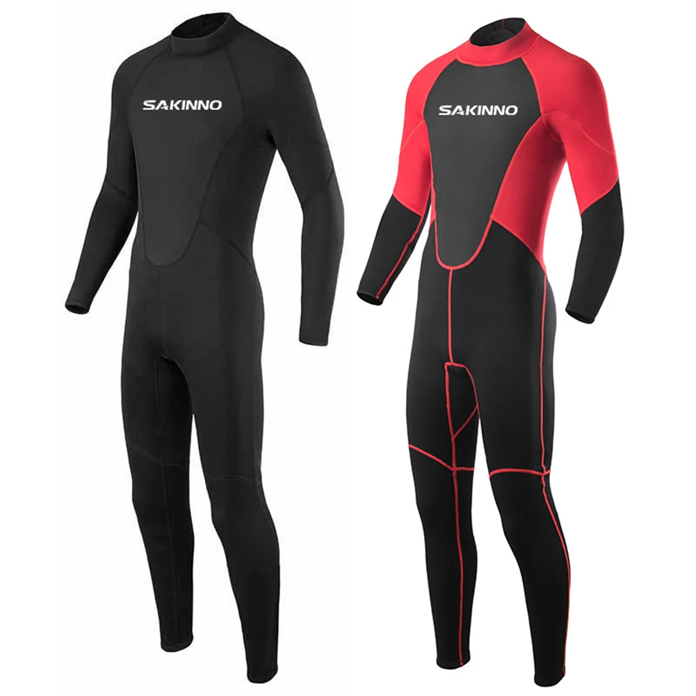 Full Body 2mm Men Neoprene Wetsuit Long Sleeve Surfing Swimming Diving Jumpsuit Suit Individuality Surf Clothing | Спорт и