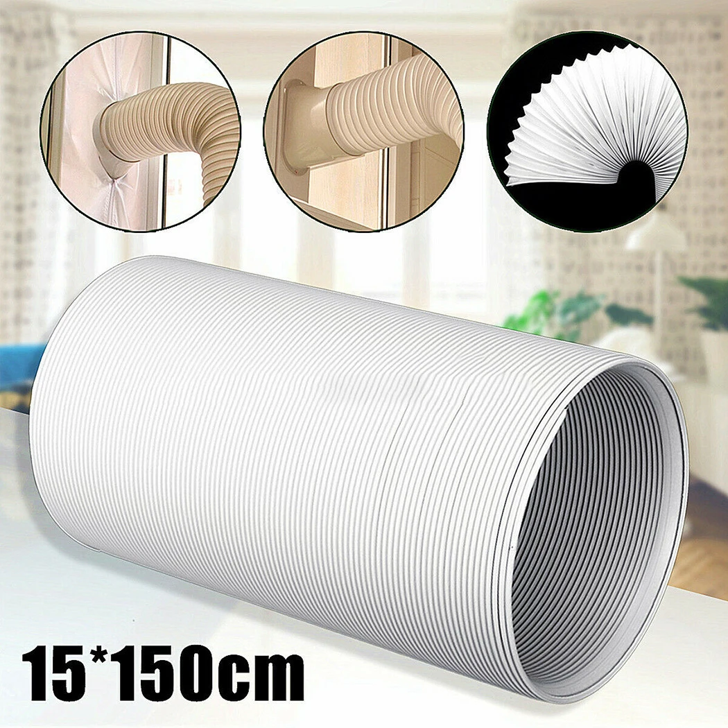 Novelist musical Restless 15*150cm Exhaust Hose Pipe Flexible Air Conditioner Vent Hose Duct Outlet  Steel Wire For Portable Air Conditioner 6\'\' Diameter - Vents - AliExpress