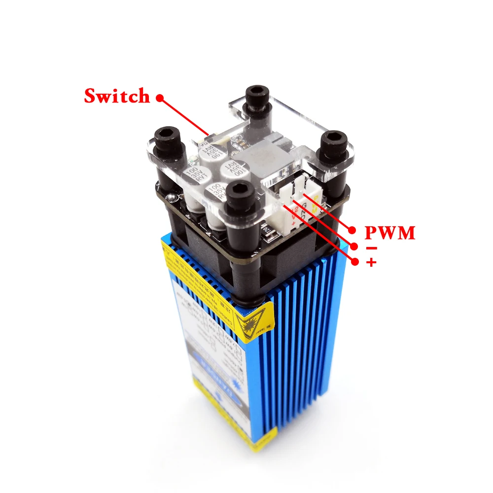  500mw - 15000mw Laser adjustable focus Laser Module For CNC Wood Laser Engraver DIY Laser Engraving