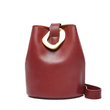 

WoMan Vintage Leather Shoulder Bag Lady Tote Female Messenger Satchel