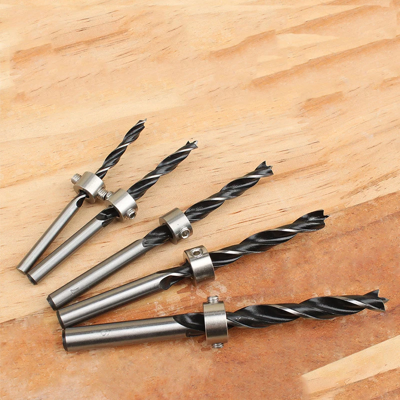 3-16mm Woodworking Drill Locator 304 Stainless Steel Double-hole screws Drill Bit Depth Stop Collars Ring Positioner Wood Tool woodworking drill woodworking tools woodworking drill accessories woodworking drill guide