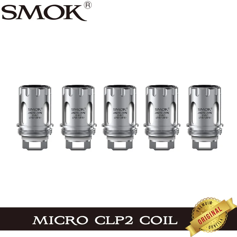 Tanio 5 sztuk/partia oryginalny SMOK Micro CLP2 cewki 0.6ohm rdzeń