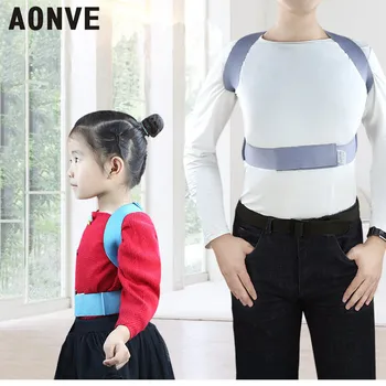 

Aonve Hump Correction Belt Correction Strap Body Shaperwear Women Men Shaper Child Bodysuit Modeling Girdle Support Belt Size L