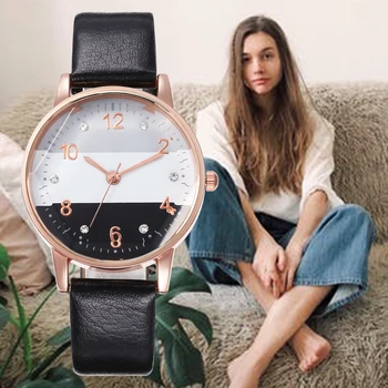 

2020 Fashion Women's Luxury Leather Analog Quartz WristWatch Ladies Watches Women Dress Watch Reloj Mujer Relogio Feminino Clock