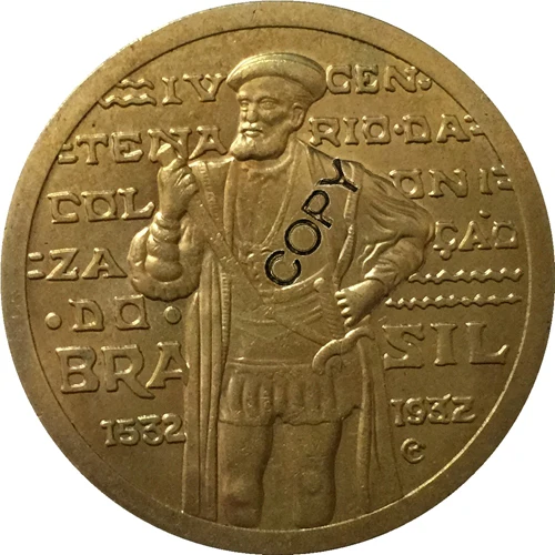 1932 копия бразильских монет 1000 рейс | Дом и сад