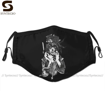 

Snake Mouth Face Mask Dia De Los Muertos Facial Mask Fashion Funny with 2 Filters for Adult