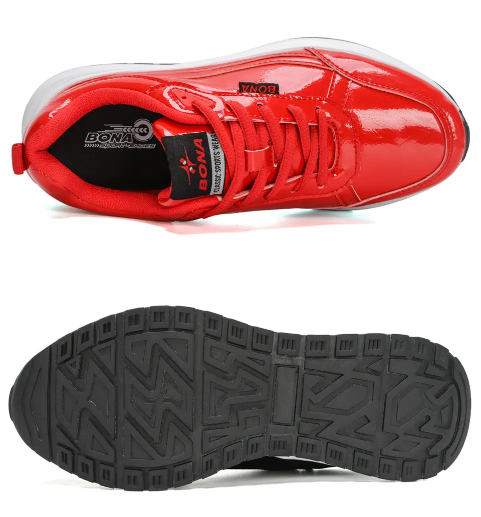 BONA 2021 New Designers Trendy Casual Flats Sneakers Ladies Fashion Comfort Platform Vulcanized Shoes Women Leisure Footwear