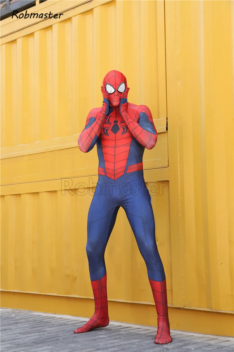 Классический костюм Человека-паука для выпускного вечера; маскарадные костюмы для взрослых и детей; костюм Человека-паука Питера Паркера; костюм Человека-паука; карнавальный костюм; костюм зентай