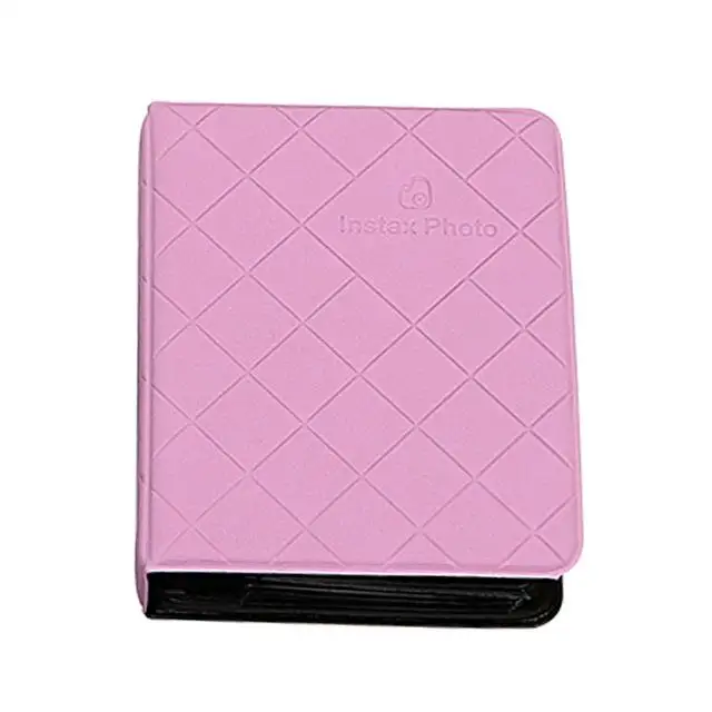 Bank Card Tickets Package Holder y For Small Picture Multi-function 36 Pocket Instant Photo Album - Цвет: Фиолетовый