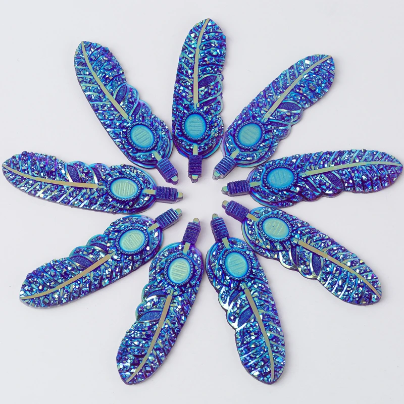 

Taidian 16*63mm new feather regin gems fashion Sew On Rhinestones for DIY Jewelry Accessories AB Color 50pieces/lot