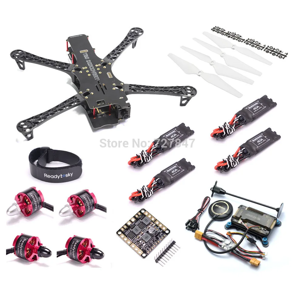 

FPV Quadrocopter X500 500 500-V2 Alien Frame 500mm 2212 920KV Motor APM2.8 8N GPS for GoPro Multicopter BlackSheep