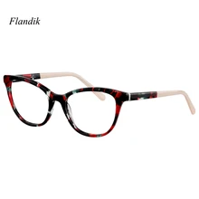 Оптические очки кошачий глаз, оправа, очки для близорукости, пресбиопии, для женщин,, новая мода, ацетат, черепаха, очки