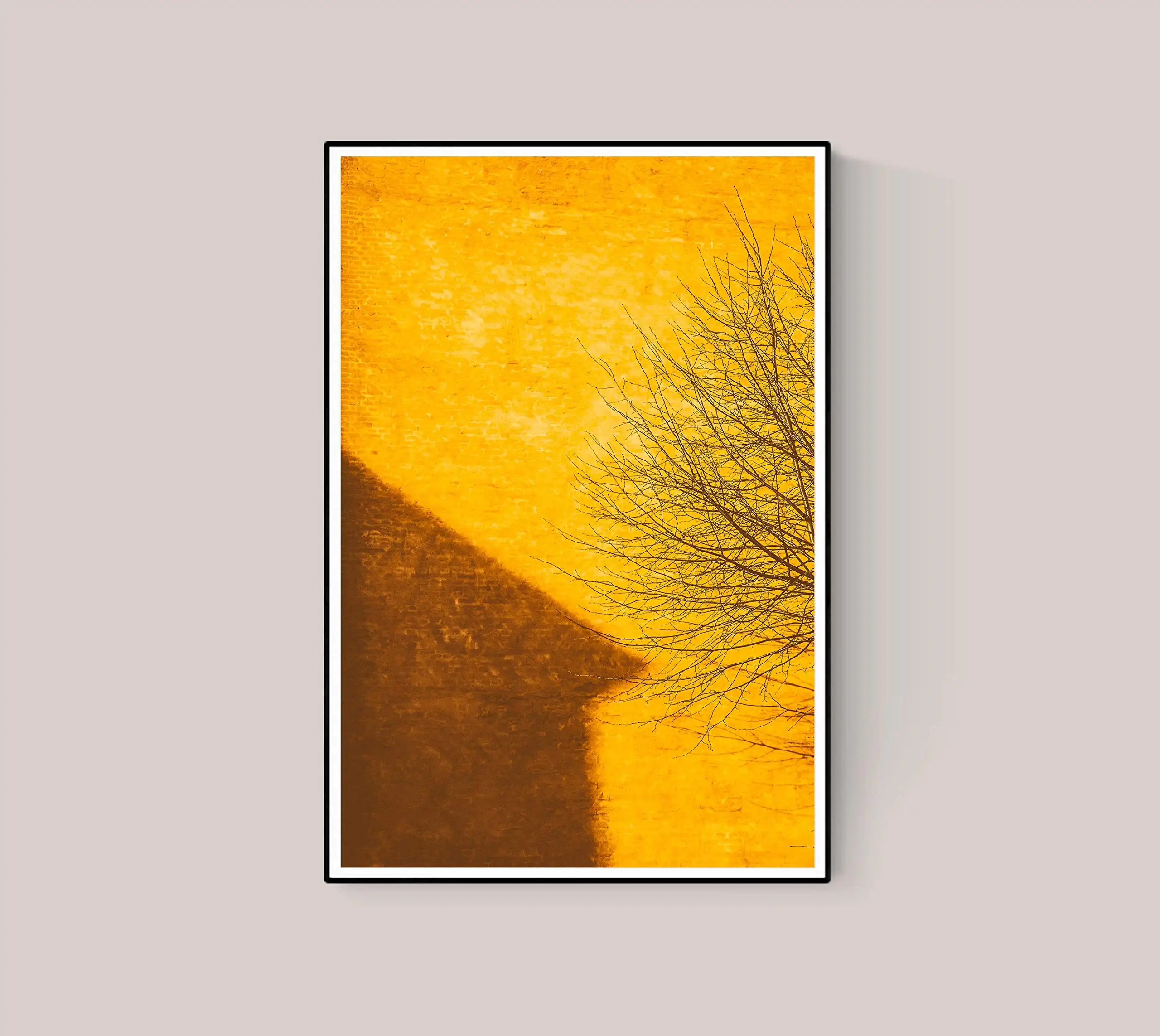 Copenhagen Denmark Travel Wall Art Photo Print Wanderlust Gift Poster Orange Minimalist Reprint Retro Metal Tin Sign | Дом и сад