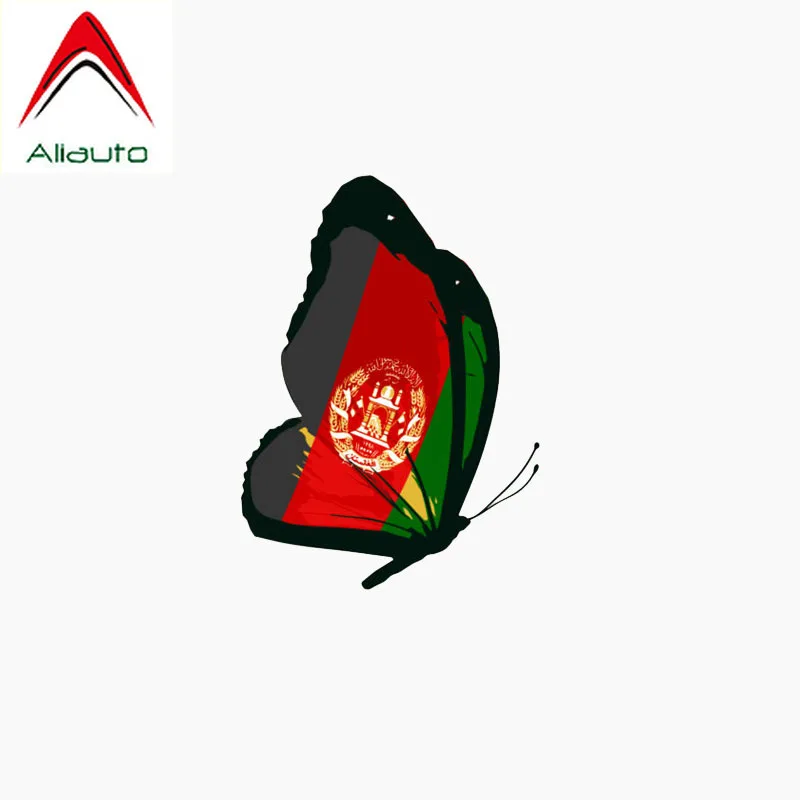 Красивая Автомобильная наклейка Aliauto флаг Афганистана Бабочка