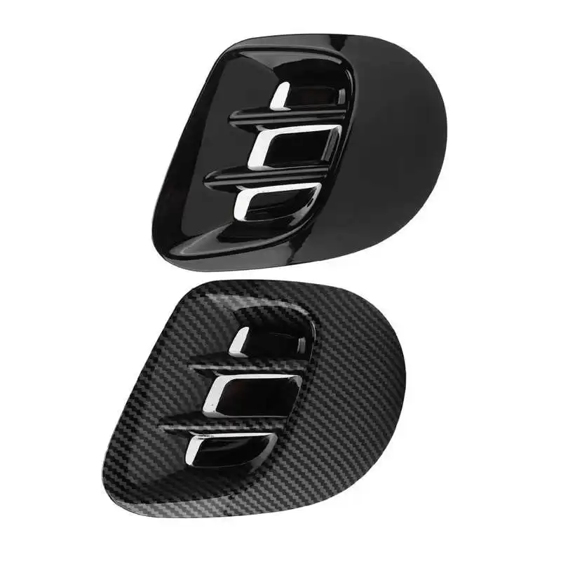 Rear Side Outlet Trim Rear Wing Side Air Vent Cover Trims Replacement for Smart Fortwo/Forfour 453 2015-Car Side Vent Sticker
