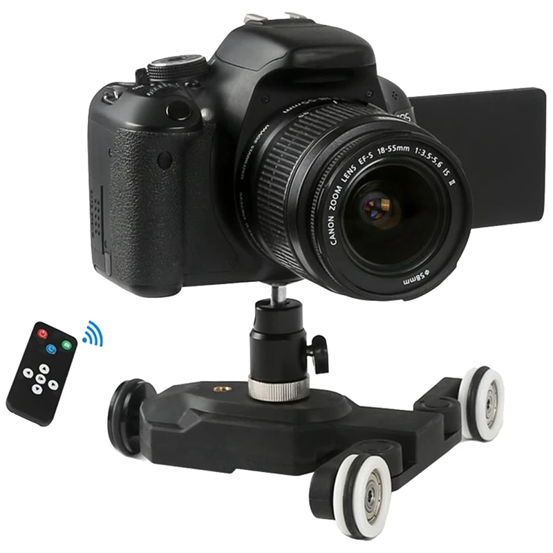 C100 Pro 3 колеса Wirelesss видео Камера автоматическая тележка Скейтер для железнодорожных путей для Dslr Камера s видеокамеры для Iphone Gop