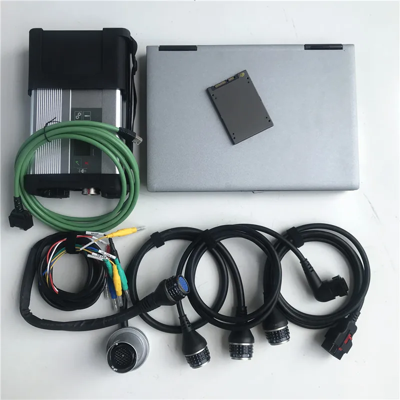 

MB Star C5 SD Connect C5 diagnostic tool for mb vehicle star diagnosis software 2023.12V vediamo/X/DSA/DTS + D630 90% New Laptop