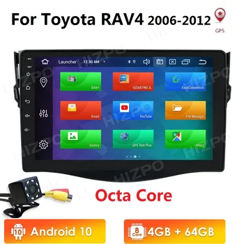 

PX5 OctaCore Android 10.0 Car CD DVD Player Radio Stereo for Toyota RAV4 2006-2011 GPS Navi Multimedia Head Unit 4GB RAM 4G WIFI