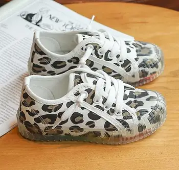 

Kids Canvas Shoes Girl Children Shoes Boys Sneakers Students Classic Leopard One-legged Loafers Casual Kids Running Sneaker
