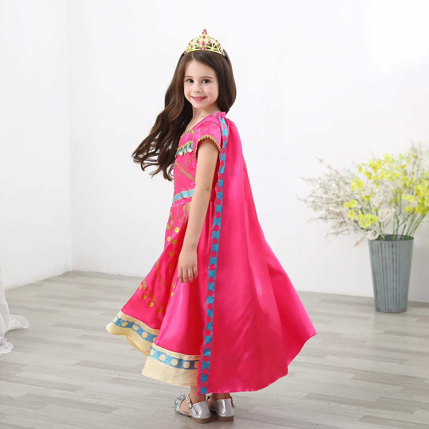 smocked baby dresses Christmas Halloween Party Girls Fancy Aladdin Dress Jasmine Princess Cosplay Costume Kids Summer Red Arab Traditional Clothing beautiful baby dresses