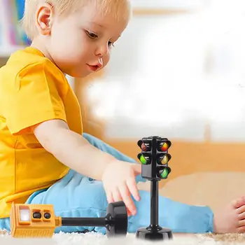

Simulation Violation Camera Traffic Light Game Toy Signal Safety Educational Props 11.5cm Voice for Chidlren Baby