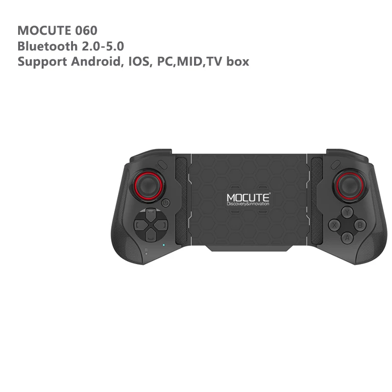 Mocute Gamepad 060 PUBG Controller For Cellphone Ios Android Wireless Bluetooth-compatible Telescopic Joysticks For Mobile Phone 