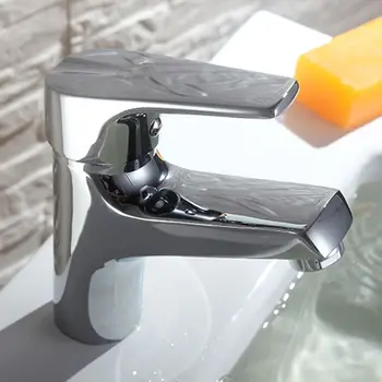 

Bathroom Basin Sink Faucet Chrome Single Handle Kitchen Tap Faucet Mixer Hot And Cold Water Hose Chrome Finished Cabinet Copper