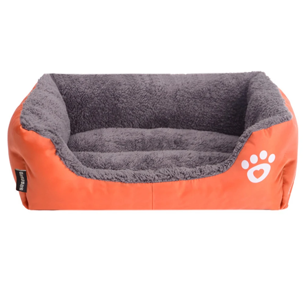 Собачья кровать для маленьких средних и больших собак домик для питомца, Конура, водонепроницаемая мягкая теплая домашняя кровать для кошек и собак, 11 цветов, S-3XL - Цвет: D