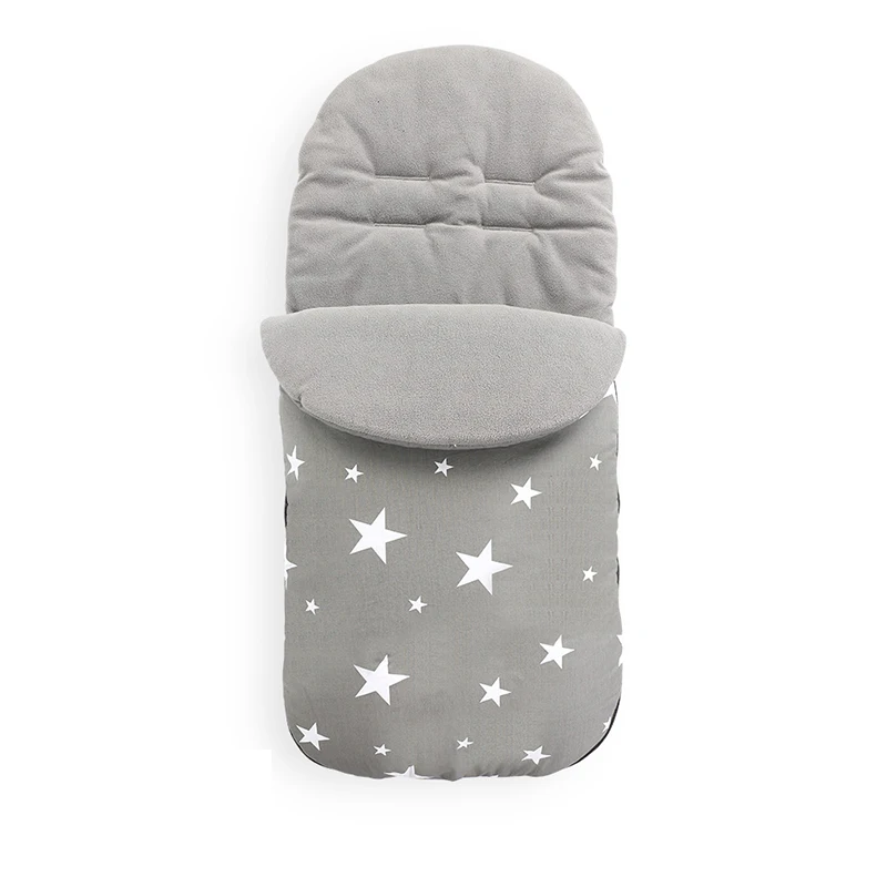 Спальный мешок для детей; спальный мешок для коляска держит вашего ребенка в тепле в холодные зимы, раздел-Одежда для новорожденных в виде коконов ножки флисовый комбинезон для сна - Цвет: GRAY -TYPE B