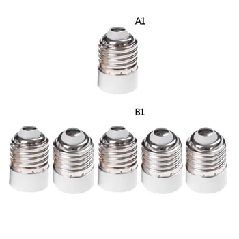 

New 1/5Pcs E14 to E 27 Base Socket Mutual Conversion Lamp Holders Light Converter Adapter Lampholders For LED Corn Bulb