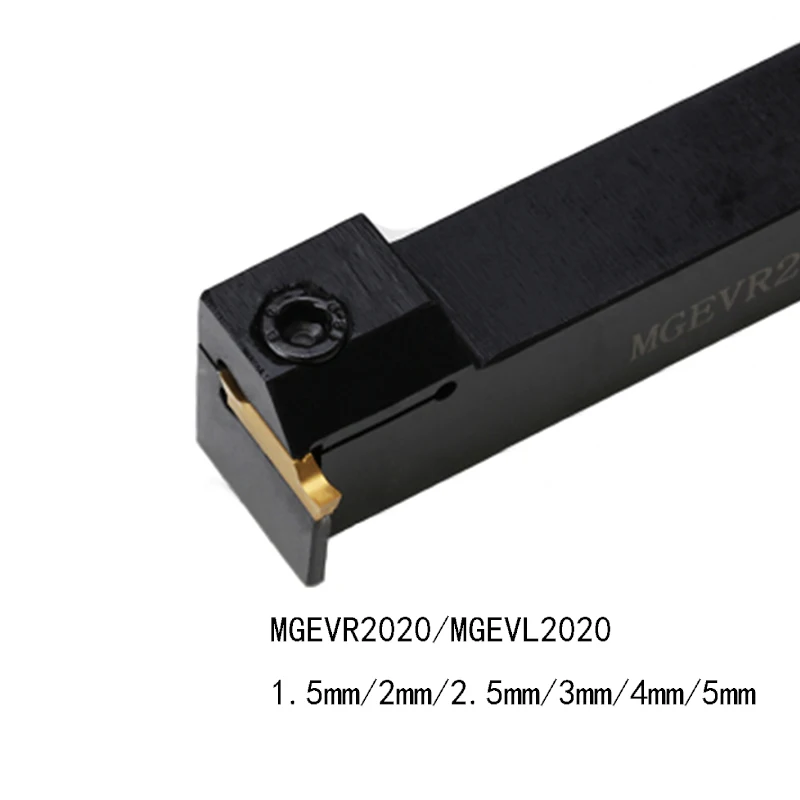 

MGEVR2020 MGEVL2020 1.5mm 2mm 2.5mm 3mm 4mm 5mm Grooving Lathe Holder Turning Tools MGMN200/MGMN300/MGMN300 PC9030 NC9030