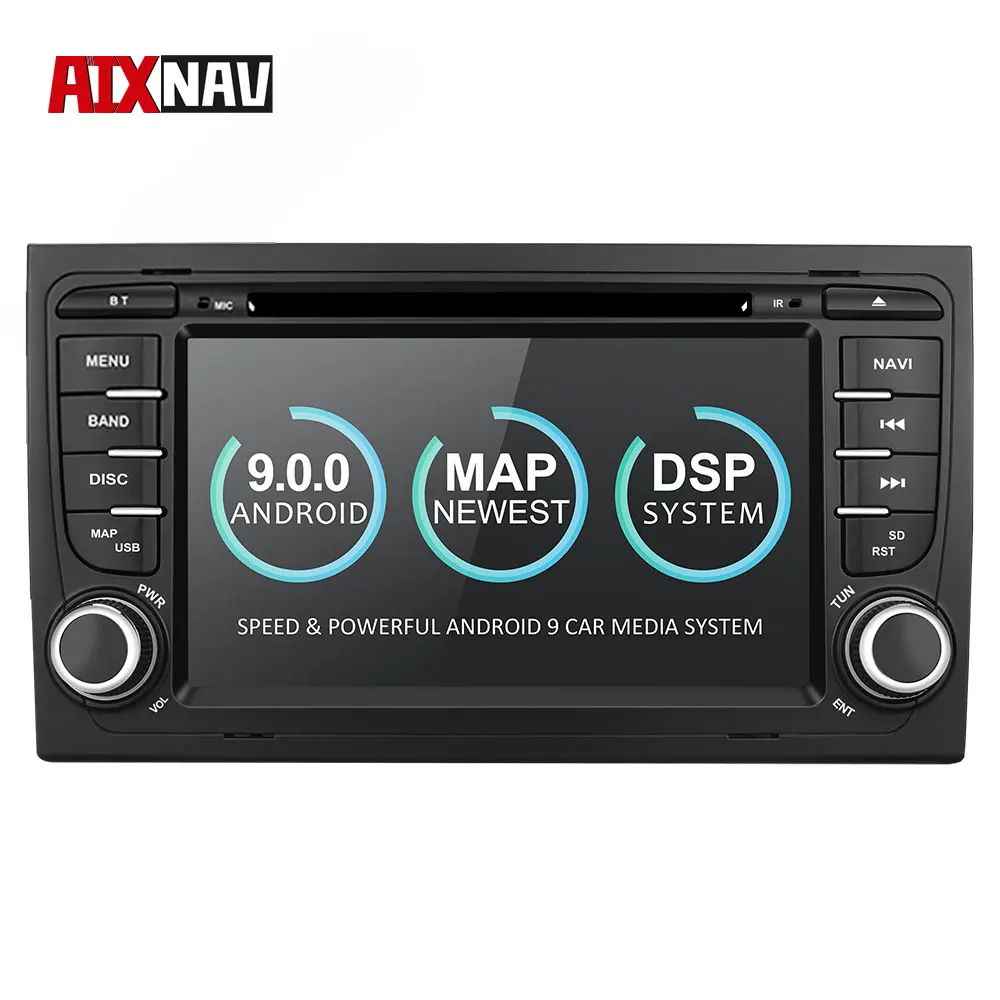 

Parktronic Screen Car Multimedia Player Tourist Navigator GPS Truck Navigation for Audi A4 Bluetooth DSP Auto Radio 2 Din DVD FM