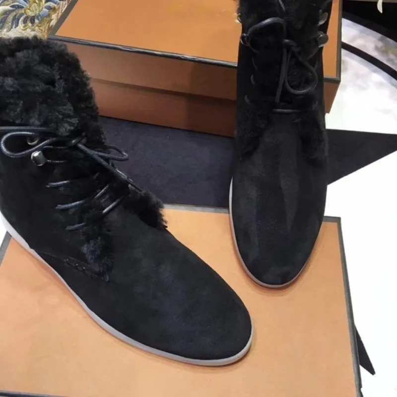 Зимние ботильоны на натуральном меху женские зимние ботинки на флисовой ...