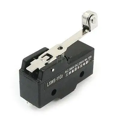 

Long Roller Lever SPDT 3 Screw Terminals Momentary Micro Switch LXW5-11G3