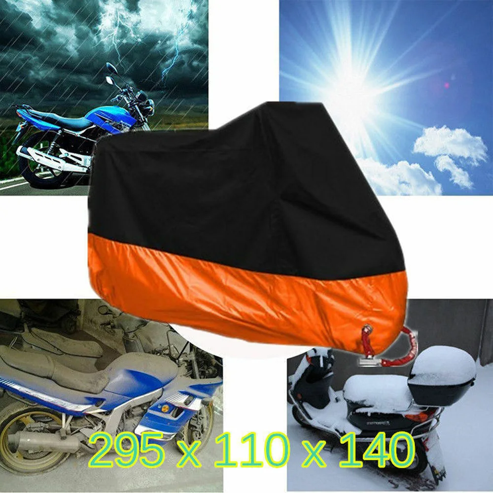 Чехол для мотоцикла, уличный Glide Touring 190T водонепроницаемый для Harley