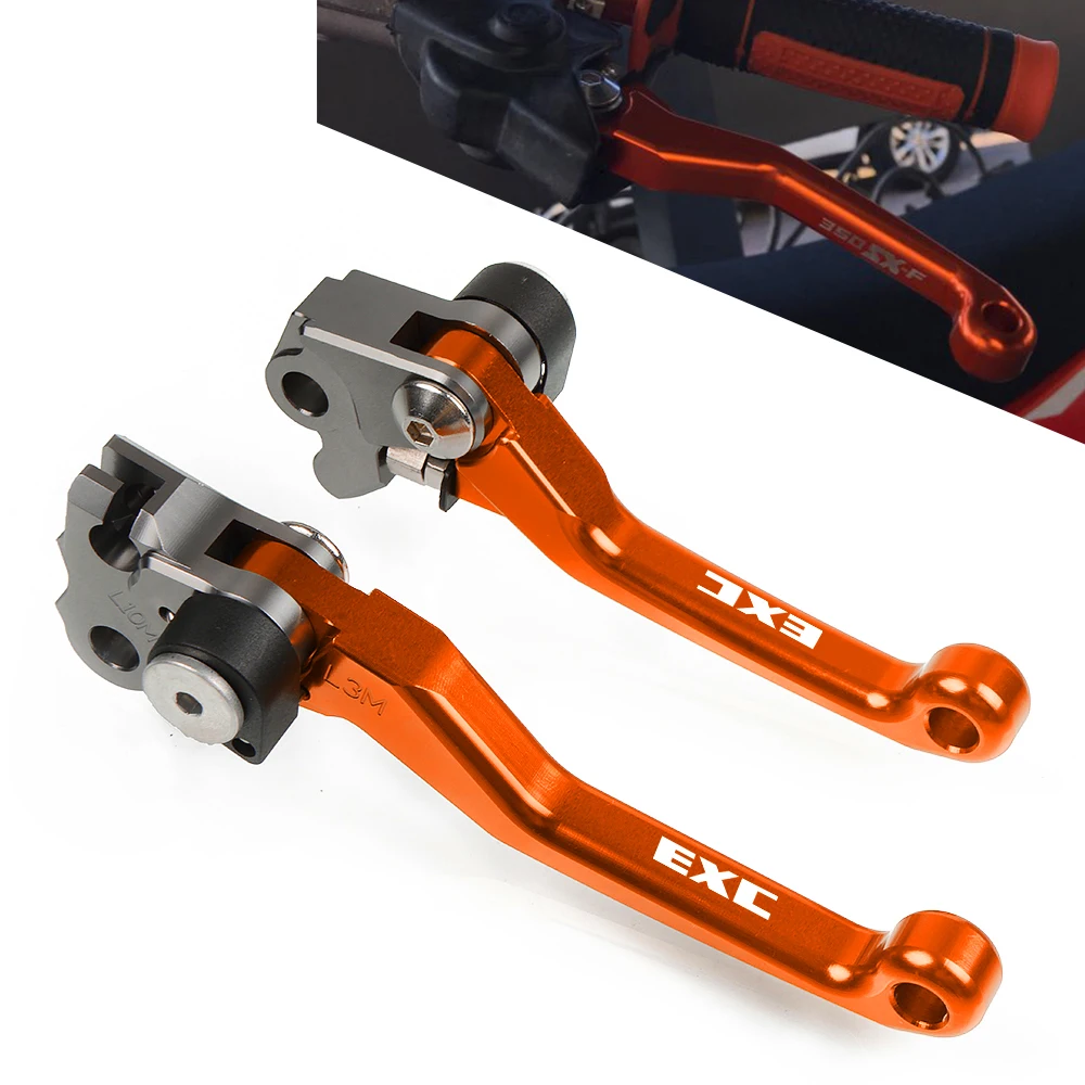 

For KTM EXC 125 200EXC 125 EXC 500 400 450 300 250 125EXC 200EXC Motorbike Aluminum Dirtbike Handle Folding Brake Clutch Lever